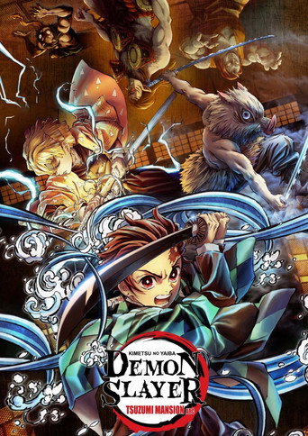 Poster de Demon Slayer: Kimetsu no Yaiba - Arco da Mansão Tsuzumi