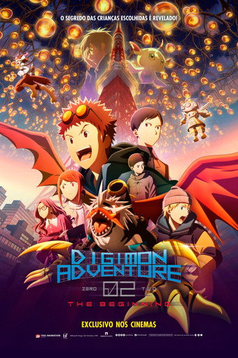Poster de Digimon Adventure 02: O Início