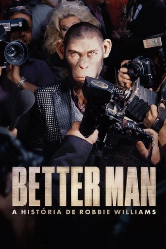 Poster de Better Man - A História de Robbie Williams
