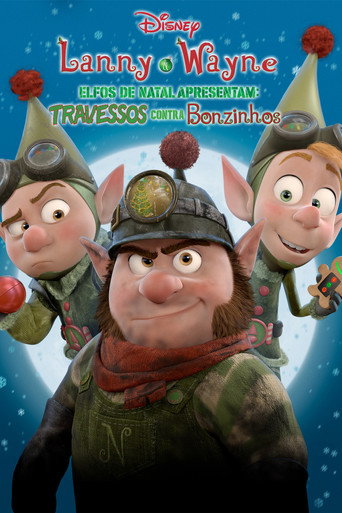 Poster de Lanny e Wayne Elfos de Natal Apresentam: Travessos Contra Bonzinhos